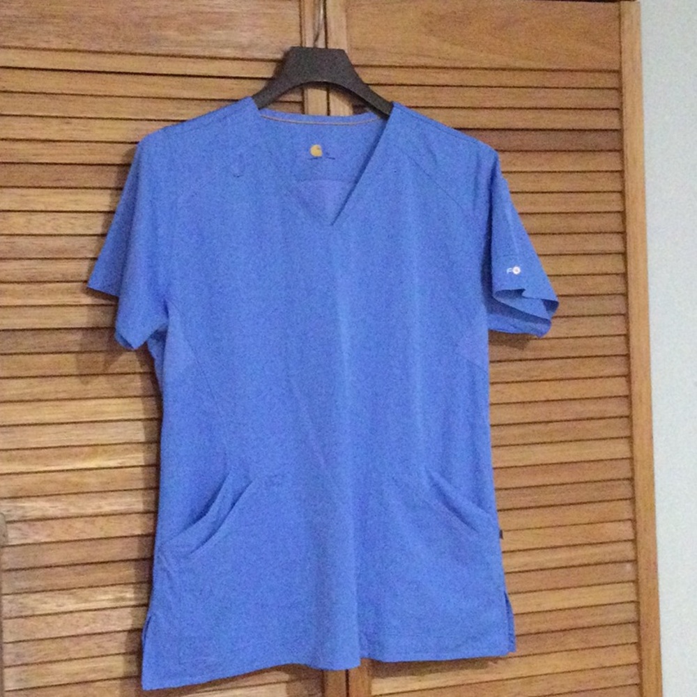 Carhartt Light blue scrub top